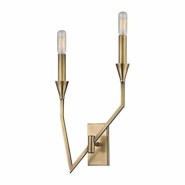 Hudson Valley Archie 2 Light Right Wall Sconce 8502R-AGB